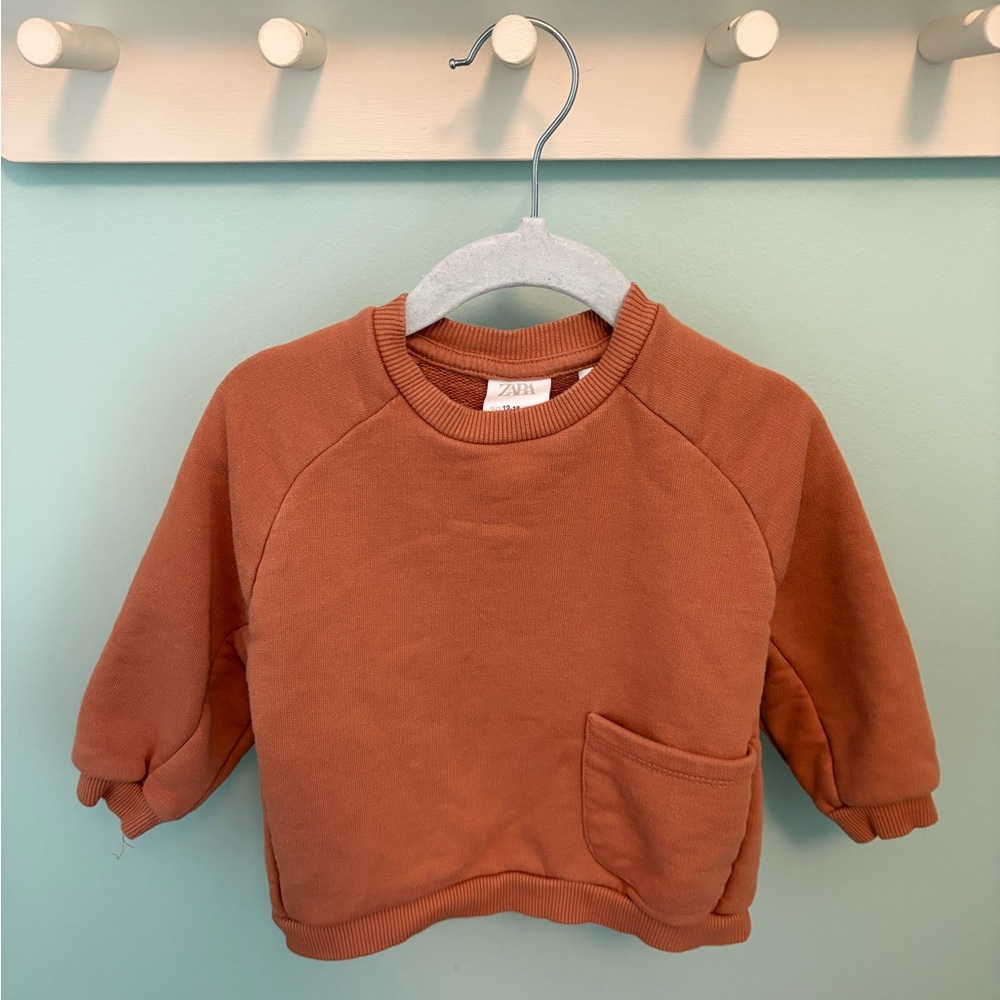 Zara Pocket Pullover Sweatshirt